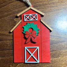 Load image into Gallery viewer, Country Red Barn Ornament
