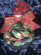 Load image into Gallery viewer, Hand-painted jumbo glass ball ornament -4”
