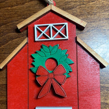 Load image into Gallery viewer, Country Red Barn Ornament
